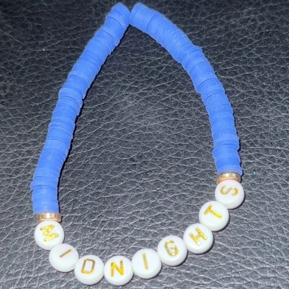 Blue and White Kids Beaded Bracelet 🌟